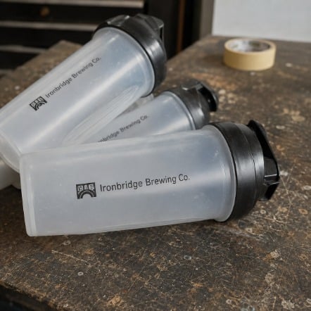Shaker bottles with logo printing